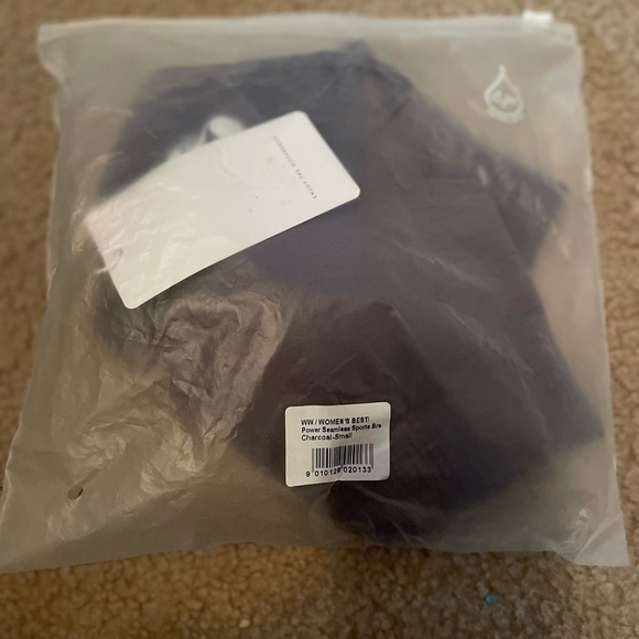 WOMEN'S Best Wear POWER SEAMLESS SPORTS BRA - charcoal gray - Picture 12 of 12